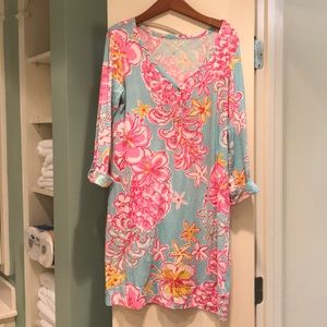 Lilly Pulitzer palmetto T-shirt v-neck dress